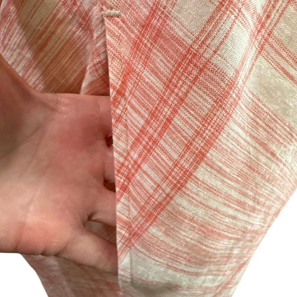 J Jill Love Linen Dress Maxi Pockets Womens Sz XL Lagenlook Coastal Beachy - Picture 6 of 13